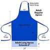 Personalized Apron Embroidered The Grillfather Design Add a Name - The ApronPlace
