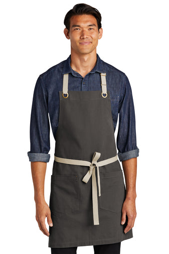 A815 Canvas Full Length Two Pocket Apron