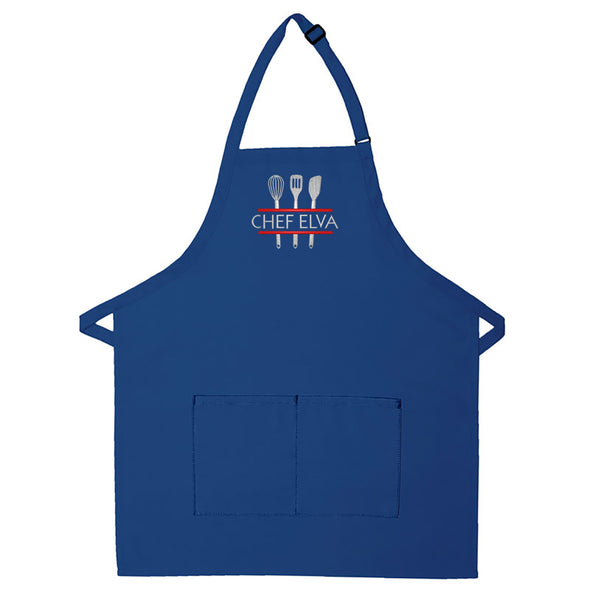 Personalized Apron Embroidered Kitchen Monogram Design Add a Name