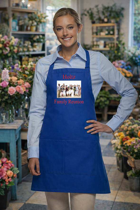 Personalized Apron Imprinted Add a Picture and Text Apron – The ...
