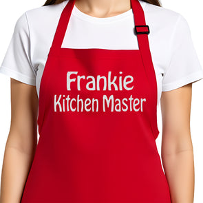 Personalized Apron Embroidered 2 Lines of Text