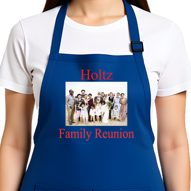 Personalized Apron Imprinted Add a Picture and Text Apron