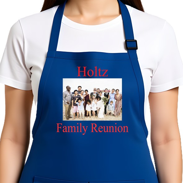 Personalized Apron Imprinted Add a Picture and Text Apron