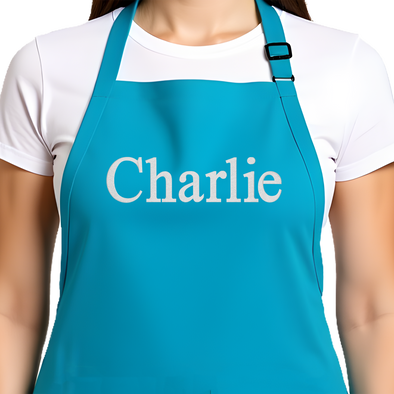 Personalized Apron Embroidered Name or Text