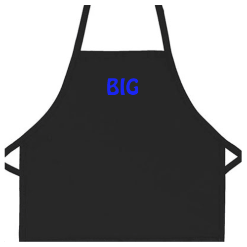 Personalized Apron Embroidered Name or Text Child Apron - The ApronPlace