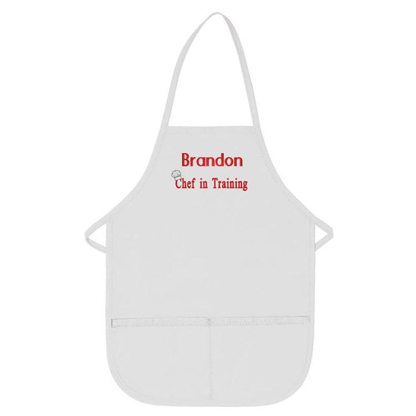 Embroidered Personalized Chef in Training Child Apron - The ApronPlace