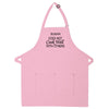 Personalized Apron Embroidered Does Not Cook Well With Others Design Add a Name - The ApronPlace