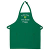 Personalized Apron Embroidered Kiss Me I'm Irish Design Add a Name - The ApronPlace
