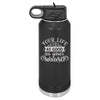Personalized Your Life Is As Good As Your Mindset Laser Engraved Water Bottle - The ApronPlace