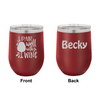 Personalized I Pair Well with Wine Engraved Wine Tumbler - The ApronPlace