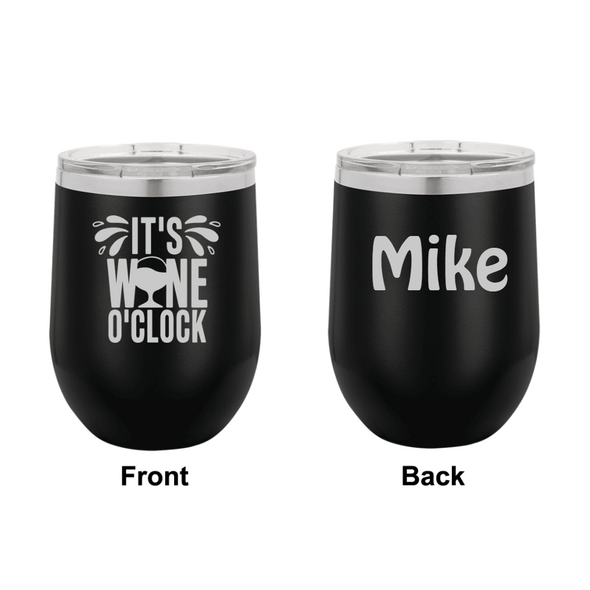 Personalized Its Wine Oclock Engraved Wine Tumbler - The ApronPlace