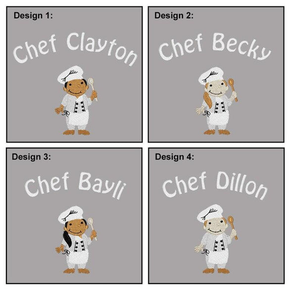 Embroidered Personalized Kids Chef Child Apron - The ApronPlace