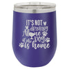 Personalized Its Not Drinking Alone Engraved Wine Tumbler - The ApronPlace